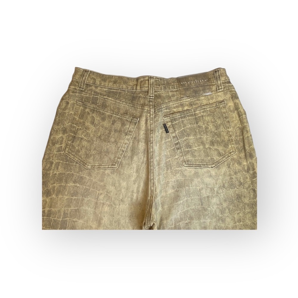 Vintage 90’s: Overdrive Jeans ༄ High Waist Snakeskin Print ༄ Bal Harbour Shops ༄ - Picture 5 of 16
